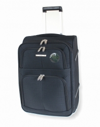 Malý cestovní kufr na kolečkách 20", AIRTEX, černý