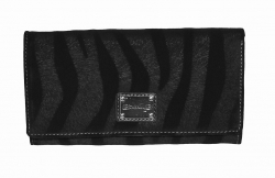 Luxusní dámská kožená peněženka B.CAVALLI černá.