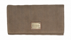 Luxusní dámská kožená peněženka B.CAVALLI, hnědošedá 