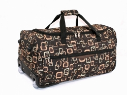 Cestovní taška na kolečkách AIRTEX, 65 cm, hnědá