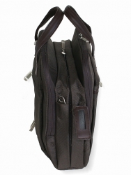 Elegantní taška pro notebook z textilního materiálu - profil.
