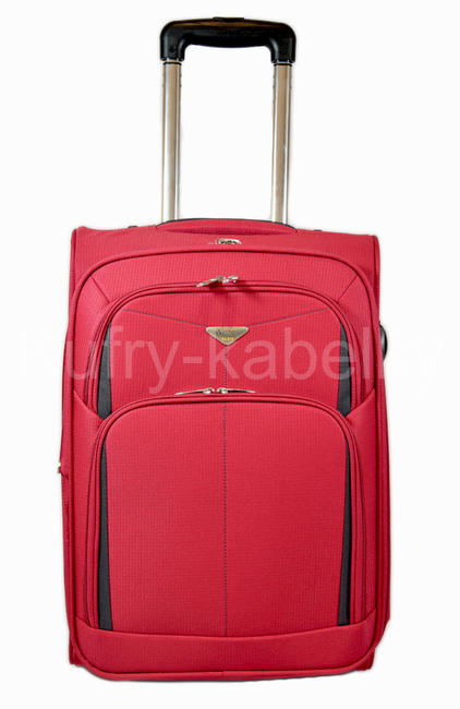 Malý cestovní kufr na kolečkách 20", AIRTEX, červený