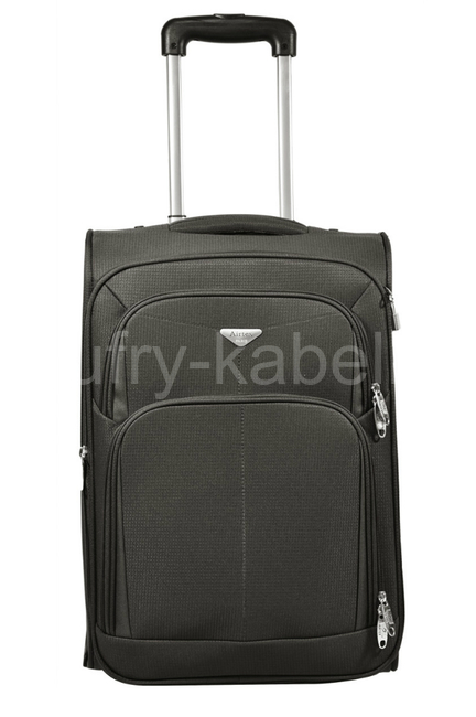 Malý cestovní kufr na kolečkách 20", AIRTEX, černý