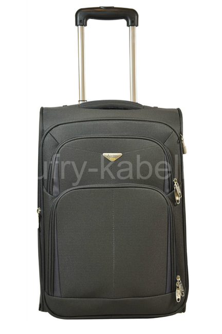 Malý cestovní kufr na kolečkách 20", AIRTEX, šedý